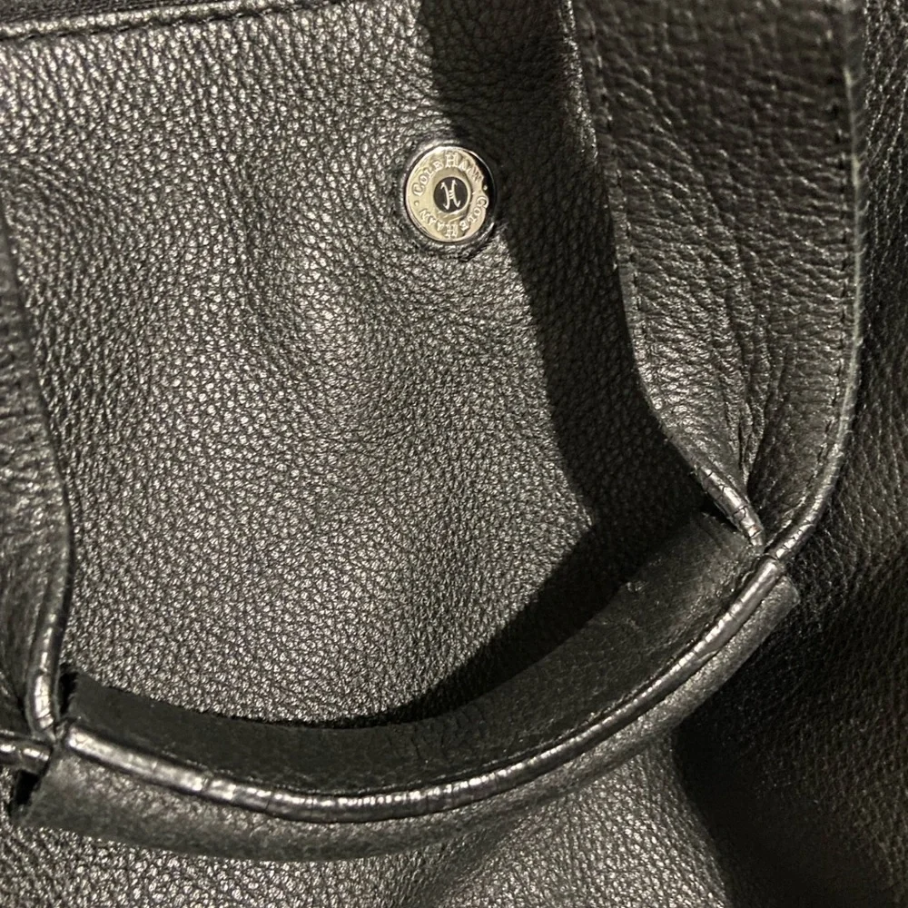 Cole Haan Black Leather Men's Duffle Bag